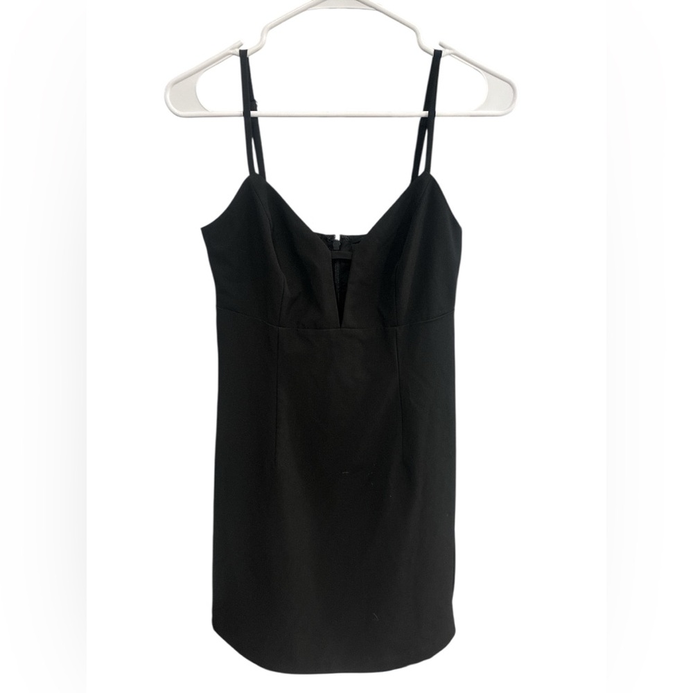 Lulus Elegant Black Spaghetti Strap Dress
